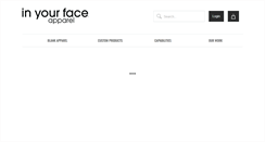 Desktop Screenshot of inyourfaceapparel.com